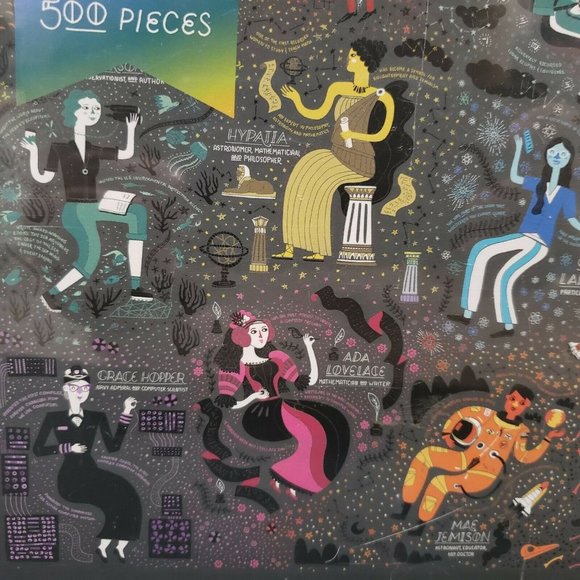 Potter Women in Science Puzzle 500 Pieces Poster Rachel Ignotofsky Scientists - Picture 3 of 9